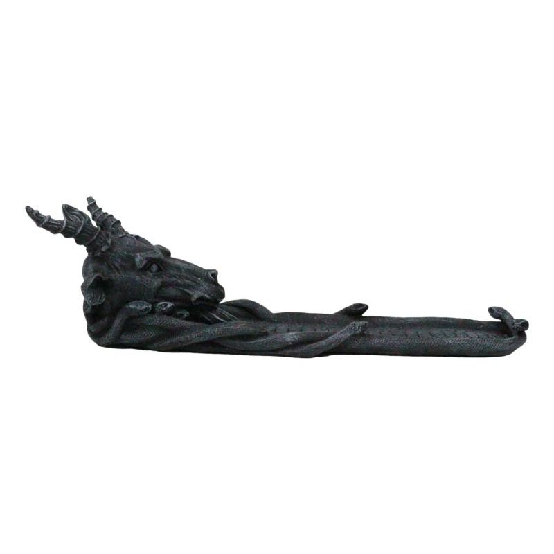 Samael Lilith Sabbatic Goat Baphomet Pentagram Sigil Incense Burner Figurine