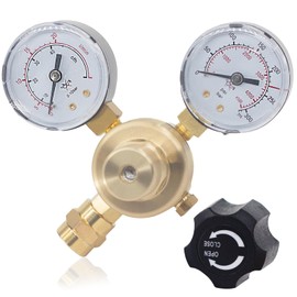 RX WELD Argon/CO2 Regulators Gauges Gas Welding, Regulator for MIG and TIG, CGA580 Inlet Connection