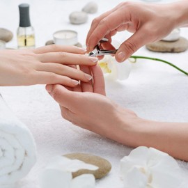 Mudder 3 Packs Cuticle Nippers Cutter Tool Stainless Steel Nail Cuticle Trimmer Remover with Pointed Blade Scissors Pedicure Manicure Tool for Fingernails Nails Care and Toenails(Silver)