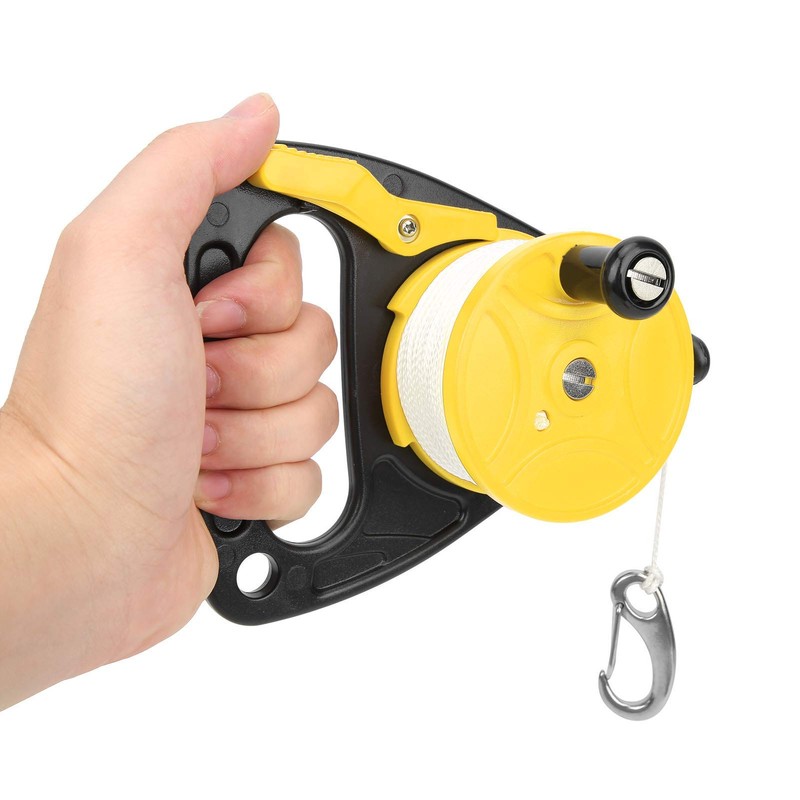 150ft Scuba Dive Reel Kayak Anchor with Handle Card Position