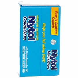 Nytol QuickCaps Night Time Sleeping Aid, 16 Caps (Pack of 4)