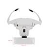 Hands Free Eyeglasses Bracket Magnifier with 5 Pcs Lenses Headband