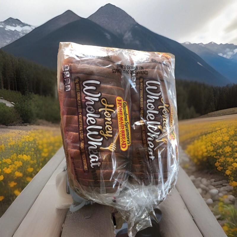 Brown Bread 2 PACK-Grandma Sycamore Honey Wheat Bread, Purchased Fresh