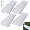 TeamSky 4PCS Downspout Splash Block Rain Gutter Downspout Extensions Fixable