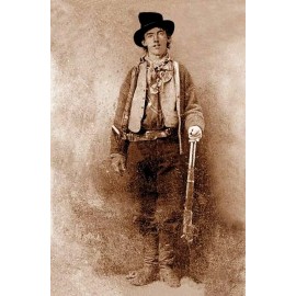 Billy The Kid Famous Outlaws Western Mini Poster Photo 8x12