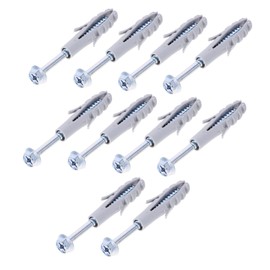 Alipis 10 Sets Tv Mount Screws Heavy Duty Anchors for Tv Bracket Installation Durable Expansion Bolts for Wall Mounting Range Hood Easy to Install Secure Fit