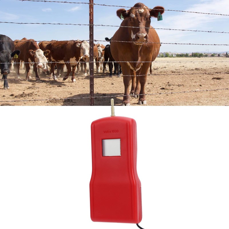 Digital Electric Fence Voltage Tester Voltmeter High Voltage Range up