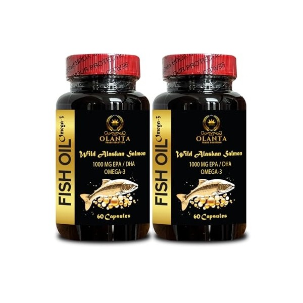 Wild Alaskan Fish Oil - Pure Fish Omega 3 6