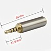 Ginhkok Stereo Mini Plug Conversion, Pack of 2, Gold Plated