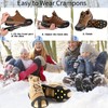 QeeHeng Ice Cleats Snow Traction Cleats Crampons,Ice & Snow Grips