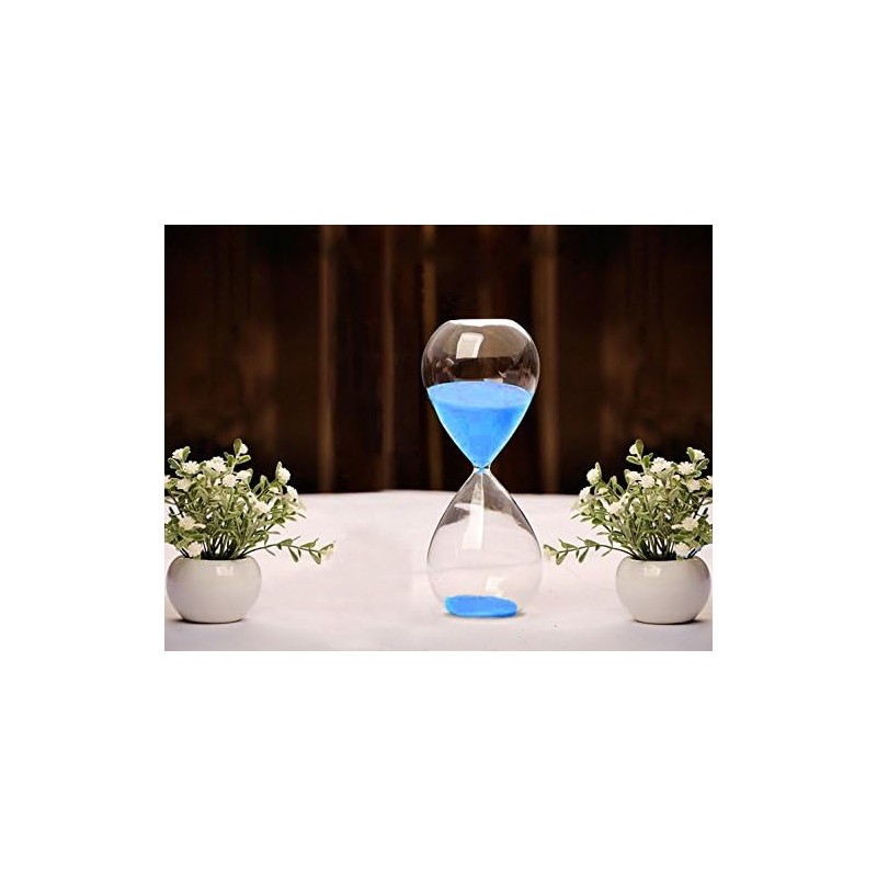 Graces Dawn Transparent Glass Hourglass Sand Timer 60 Minutes with