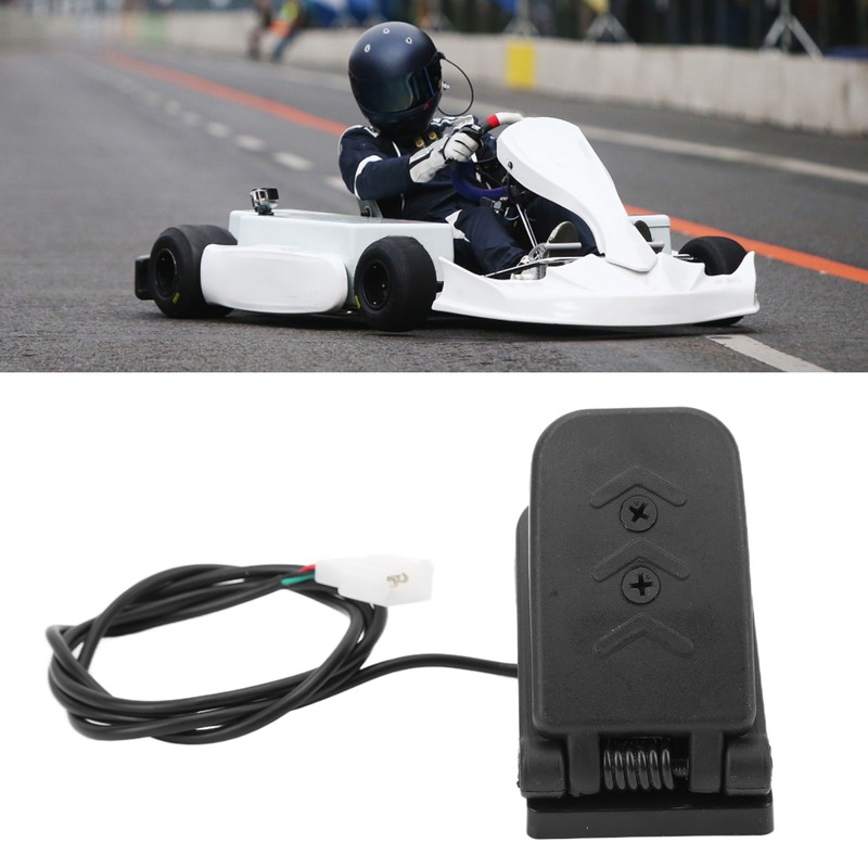 Throttle Accelerator ATV Foot Pedal Electric Speed Control Waterproof Socket