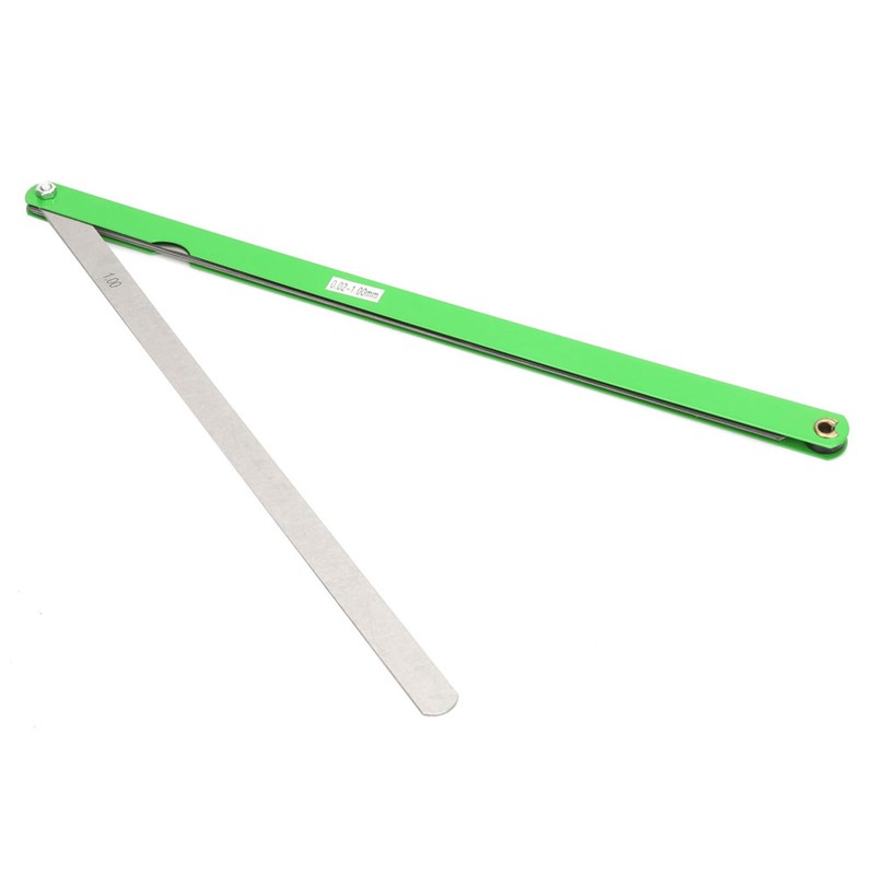 300mm Gap Feeler Gauge 17 Blades Metric 0.02-1mm Thickness Stainless