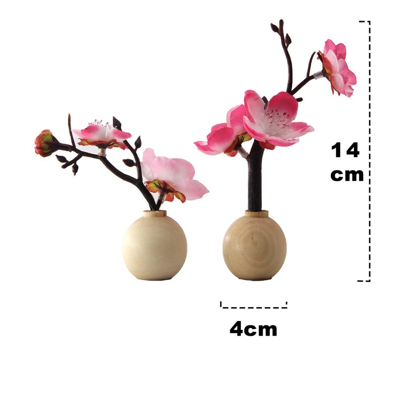 OKBABY Hinamatsuri Hina Tools Set, Decorative Flowers for Hina Dolls