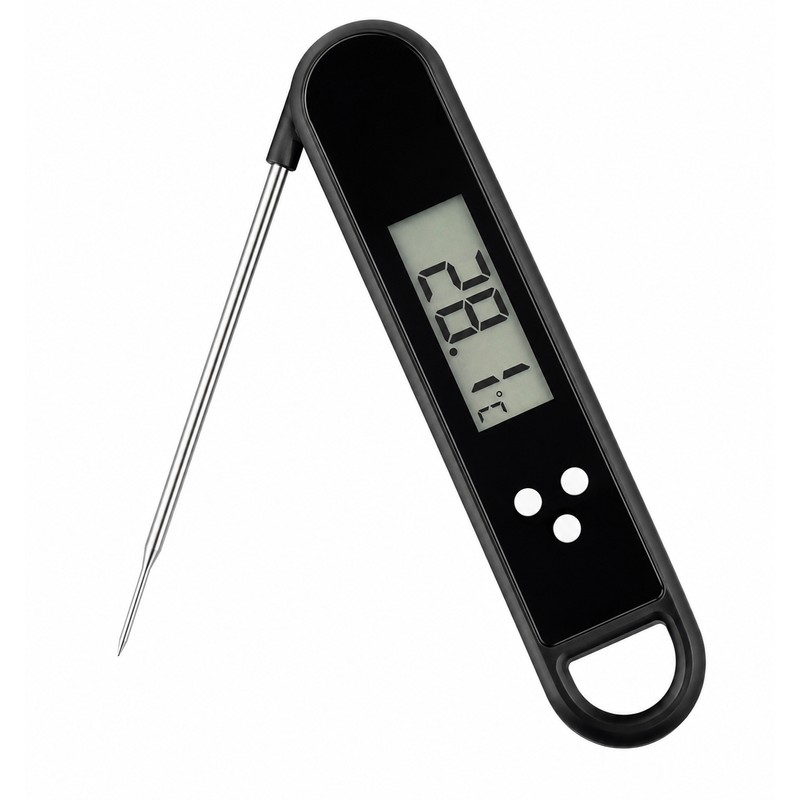 Digital Meat Thermometer for Cooking – Instant Read Waterproof Probe