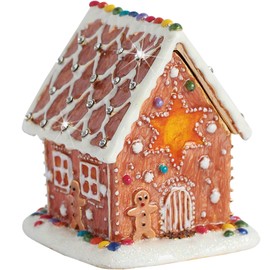 Arora Craycombe 6050 Gingerbread House Trinket Box, Multicolour, One Size