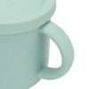 Silicone Sippy Cups Double Handles Lightweight Toddler Training Cup with