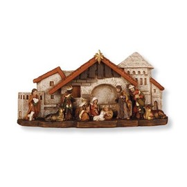 Loving Jesus CHRISTMAS NATIVITY SET/Holy Family/PLAQUE