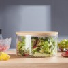 Opexscal 190oz Extra Large Glass Trifle Bowl with Lid, Modern
