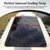 QZTYTY Windshield Rubber Seal, Car Weather Stripping, Cuttable T-Car Sunroof