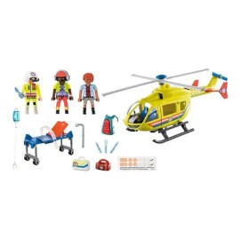 Playmobil Rescue Helicóptero Rescate 71203 Cantidad Piezas