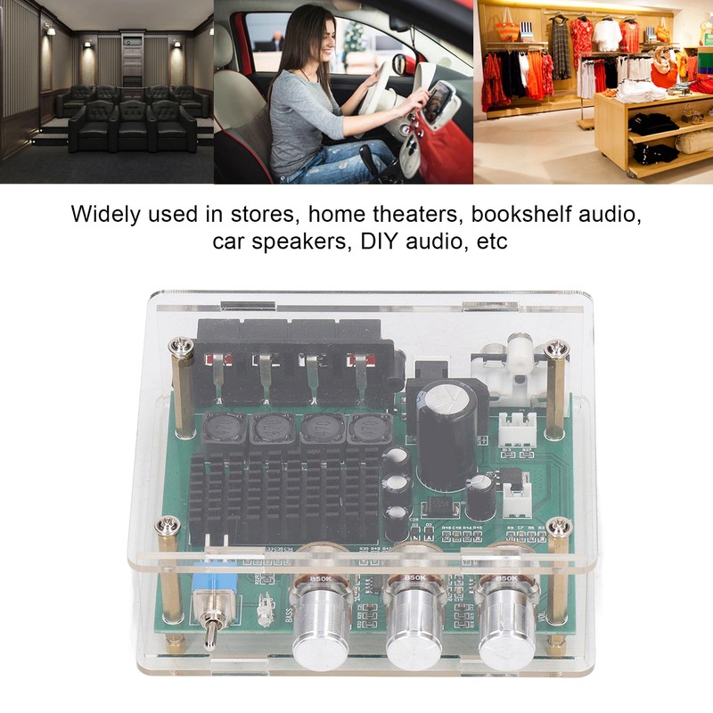 Amplifier Audio Board Digital Dual Channel Stereo Amplifier Sound Preamplifier