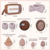 Brochas Maquillaje Profesional Herramientas Cosméticas 56pzs Color Marrón