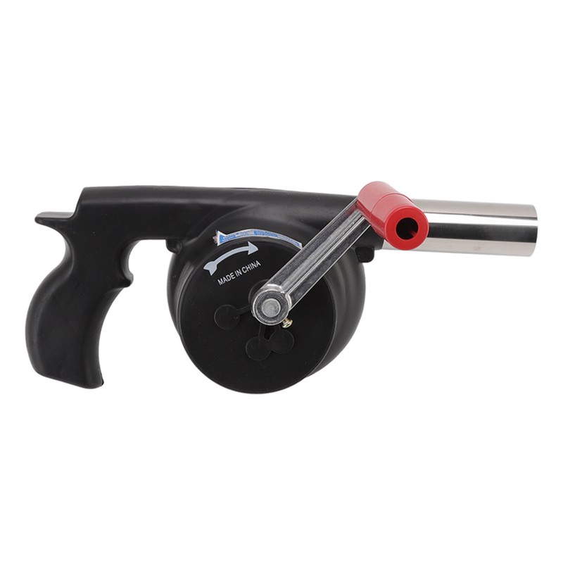 Hand Crank BBQ Blower Lightweight Portable ABS Barbecue Fan for