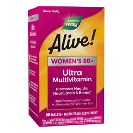 Multivitaminico Completo 50+ Ultra Para Mujer 60 Tabletas Sin Sabor