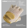 AERO|TECH|DESIGNS | Crochet Cycling Gloves | Natural Leather Padded Palms