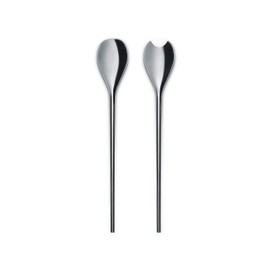 Alessi BMGS02 human collection salad cutlery - stainless steel 18/10, polished.