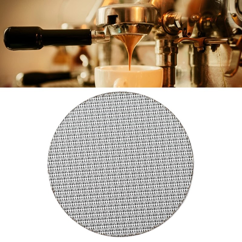 Coffe Puck Screen Filter Mesh, Reusable 316 Stainless Steel Coffe