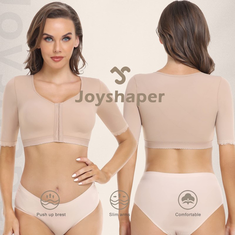 JOYSHAPER Upper Arm Shapers for Women Compression Sleeves Shapewear Crop