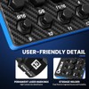 3/8" Drive Stubby Hex Bit Socket Set,27PCS Impact Allen Socket