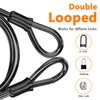 Security Cable Lock Set (4 Digital Combination U-Lock & 4