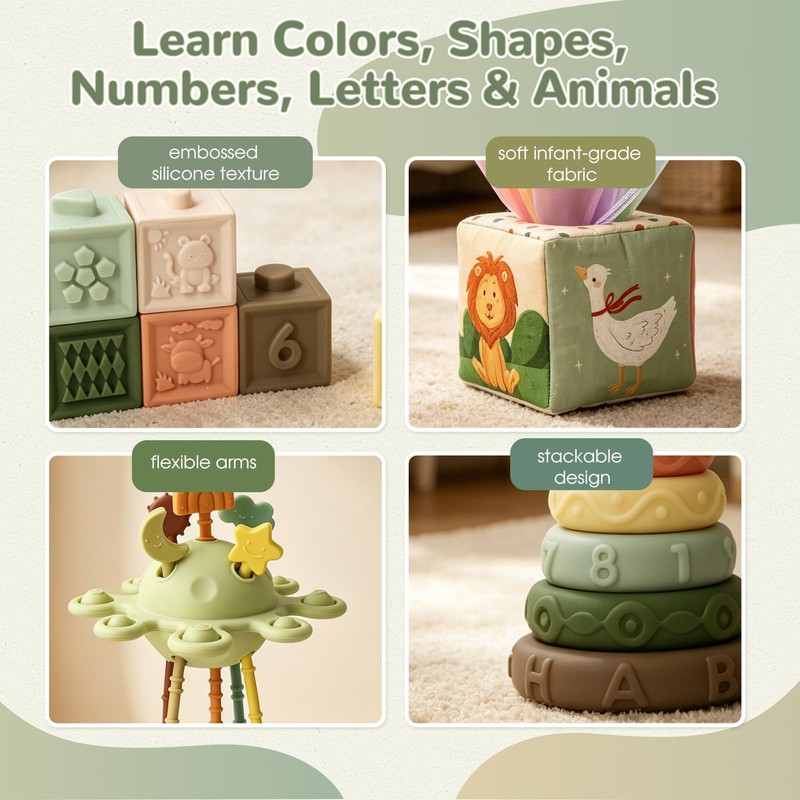 Baby Toys for 6 to 12 Months, Montessori Toys for