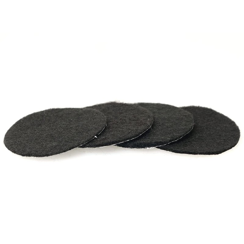 PZRT 5pcs Incense Burner Black Ash Catcher Pad 45mm Fireproof