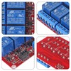 DWEII 4pack 4 Channel 24V Relay Module with Optocoupler High