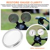 2" Clear Replacement Regulator Gauge Lens/Cover – Durable 1/4 Turn