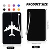 KOLZEMV Luggage Tag 8 Colours Suitcase Tag Air Travel Aluminium