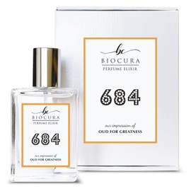 BIOCURA BC Perfume 684 Inspired by Initio Oud for Greatness For Women & Men Replica Fragrance Dupes Eau de Parfum Spray Bottle 1.7 Fl Oz/50ml-X1