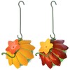 Wild Wings WWSFHF5 So Real Single Flower Hummingbird Feeder, Red/Yellow