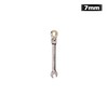 HORUSDY Flexible Head Ratchet Spanner, 7MM Metric Wrench Ratcheting Combination