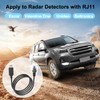 Radar Detector Cable, USB to RJ11 Plug Cable,for Escort Radenso