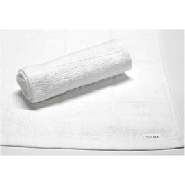 OhtaClean Hot Towel Plaid White Commercial 100% Cotton Size 28x28mm 80 Momme Hand Towel (120)