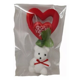 Comecializadora Sesuconsa Caja Corazon Grande Oso Individual San Valentin