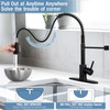 DJS Kitchen Faucets with Pull Down Sprayer Oil Rubbed Brozone