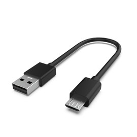 Sqrmekoko Replacement Charging Cable for E25BT/J303BT/J305BT/Reflect BT/Mini BT/T450BT/T450BT+/V300BT/V700BT Wireless Earphones – USB to Micro USB Power Cord, 18CM, Black