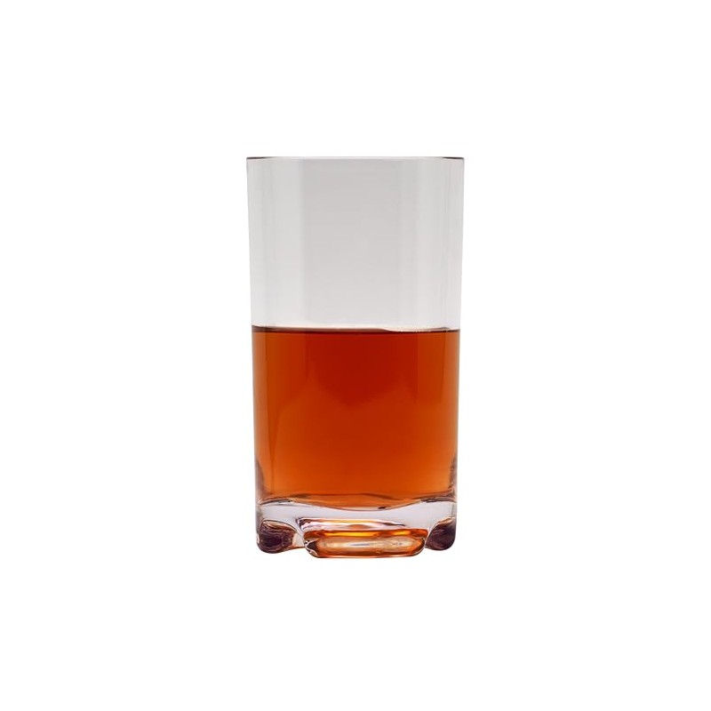 G.E.T Shatterproof Beverage Glass/Highball, 14 Ounce, BPA Free (Set of
