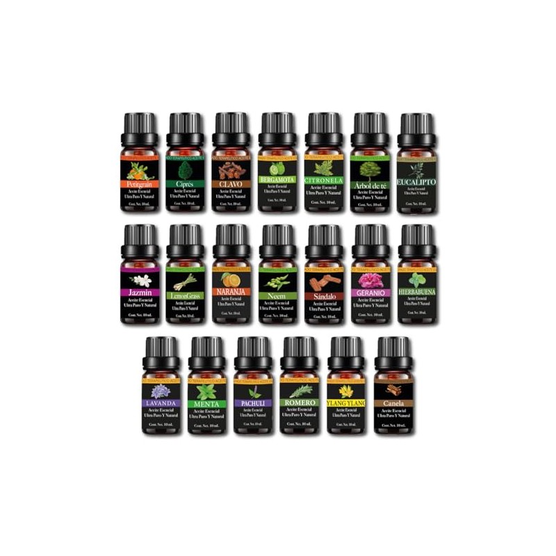 Alluem Aceite Esencial De Eucalipto 100% natural Y Puro Aromaterapia